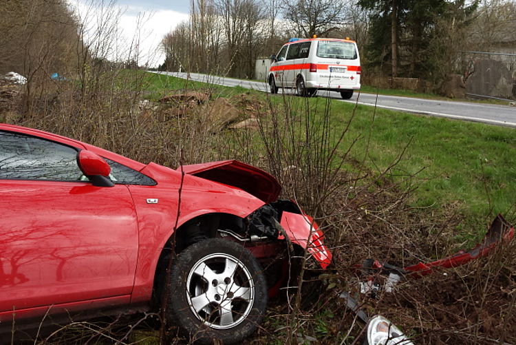HvO des DRK Limbach im Einsatz bei Verkehrsunfall HvO des DRK Limbach im Einsatz bei Verkehrsunfall